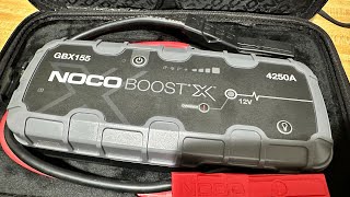 Rv transport Noco GBX155 Boost  no battery test