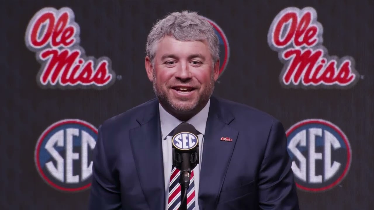 Pete Golding Ole Miss SEC Media Days Small Room