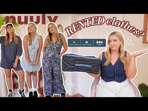 i tried RENTING clothes for the first time...is it worth it? (nuuly)