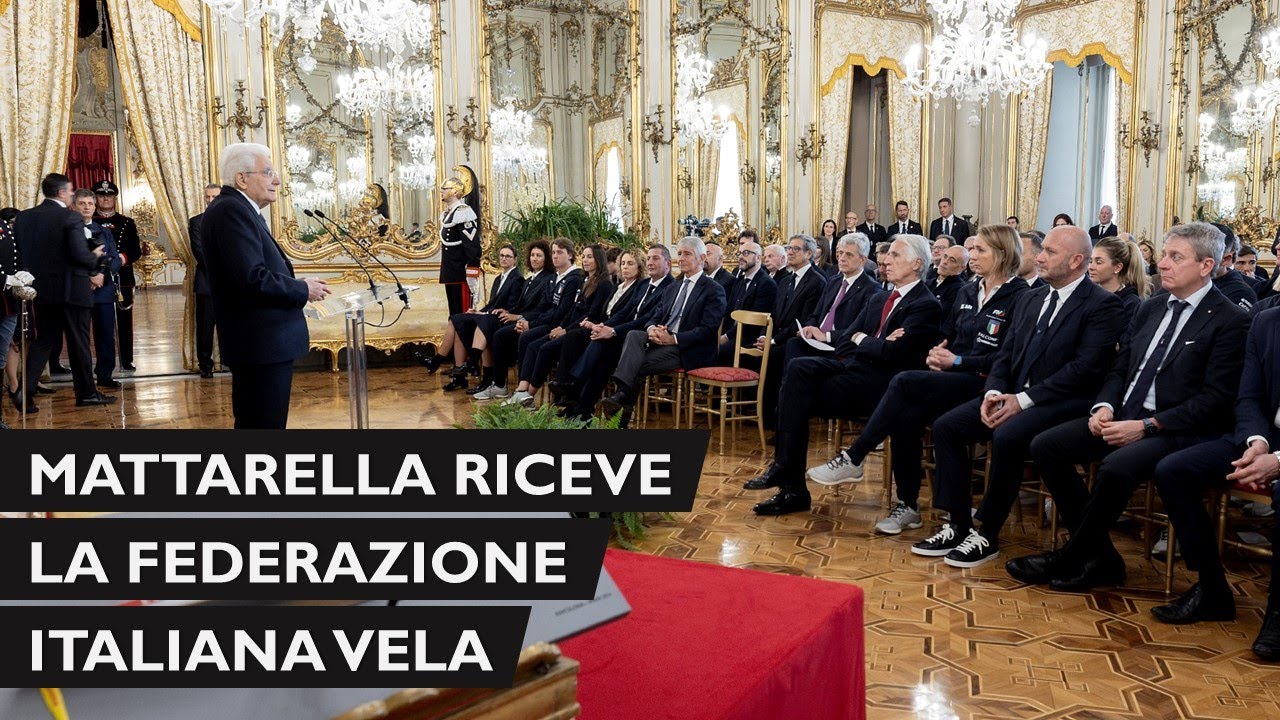 Mattarella incontra una delegazione della Federazione italiana Vela