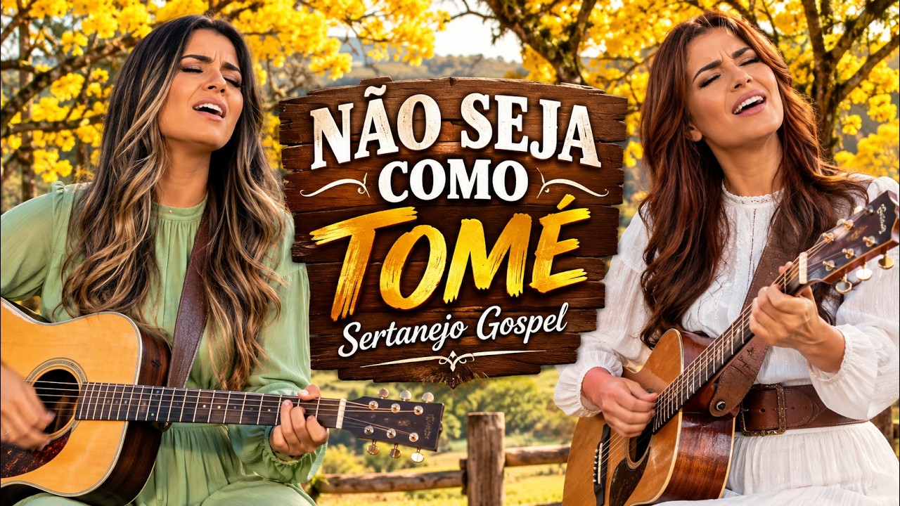 NÃO SEJA COMO TOMÉ | Sertanejo Gospel de Fé e Reflexão