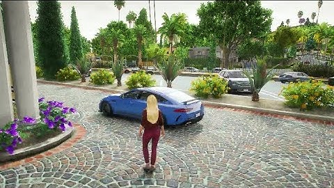 GTA 5 Next Level Graphics QuantV Mod And Realistic Gameplay On RX 6800XT Ultra Settings 4K60FPS