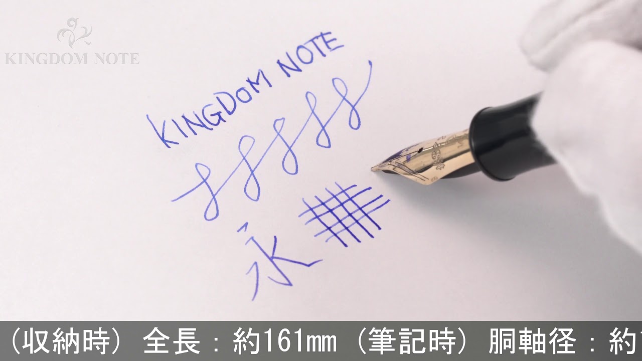 PLATINUM プラチナ 万年筆 #3776 ギャザード ブラック 細字