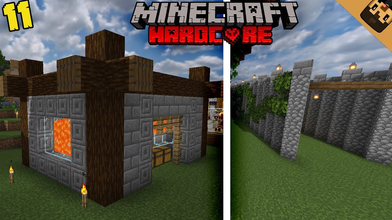 Started Building My Kingdom in Minecraft Hardcore... ( #11 ) - YouTube