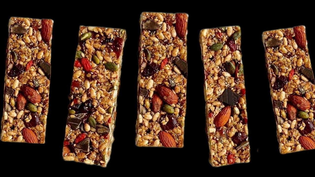 ENERGY BARS RECIPE. My son always takes it to school. Homemade Protein