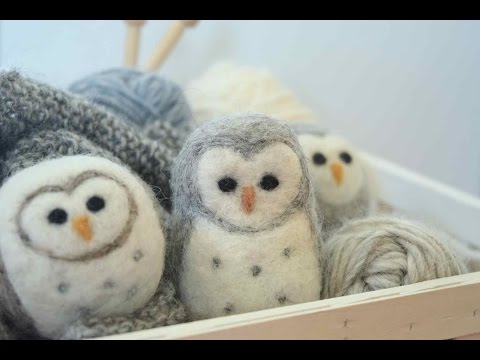 Needle Felted Owl: A Beginner's Guide to Felting