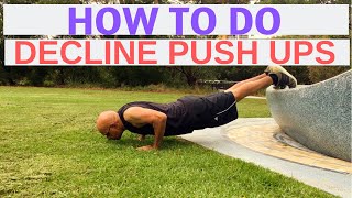 How To Do Decline Push Ups Properly | Decline Push Up Form, Technique & Benefits Wealth