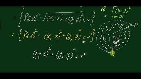 #MTH405 Lecture 32 Part 4 || Open Spheres in R2,  Euclidean and Taxi Cab  || Virtual University