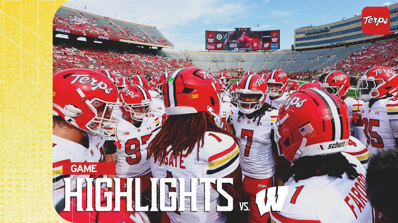 Maryland Football Highlights | Wisconsin