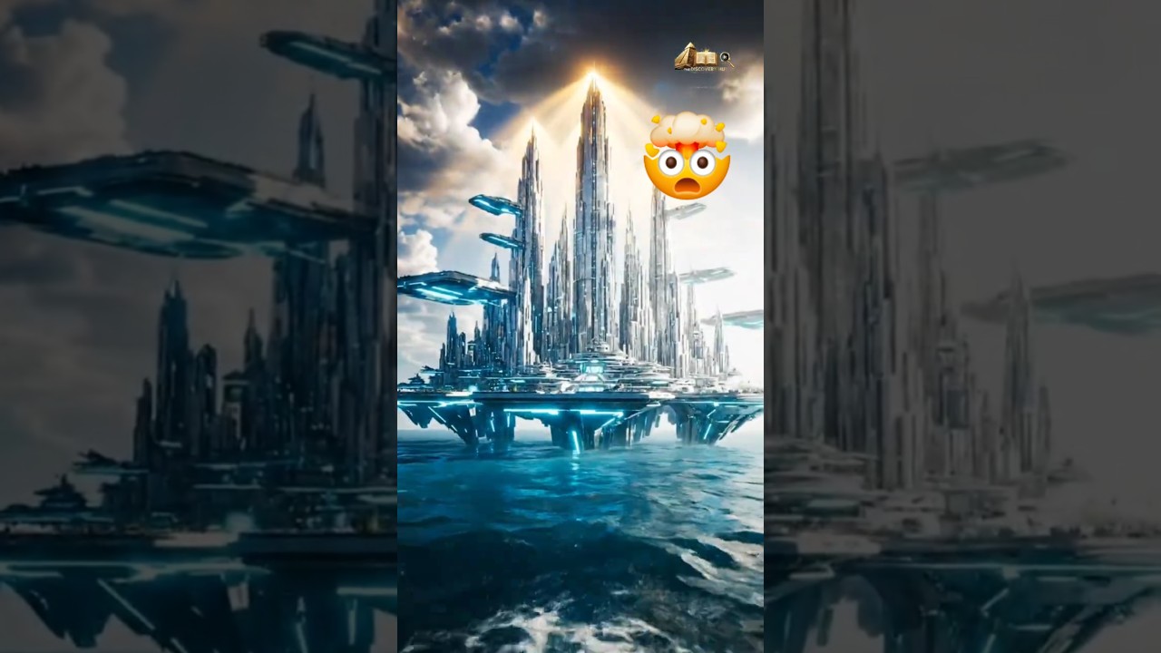 ⁣The Floating City Above the Ocean… Lost Civilization or Forbidden Technology?
