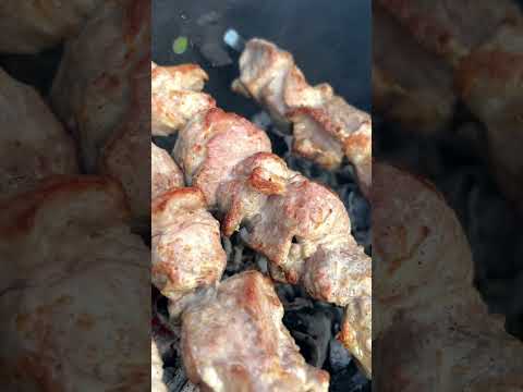 Первый шашлык на