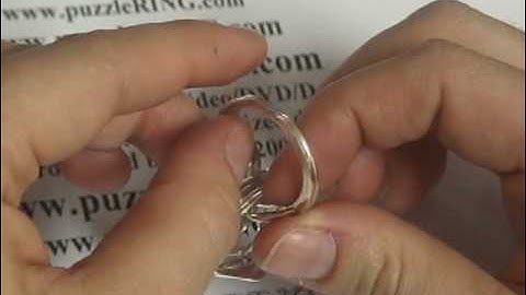 Puzzle Ring Solution for 7 Band Puzzle Rings 7BDS