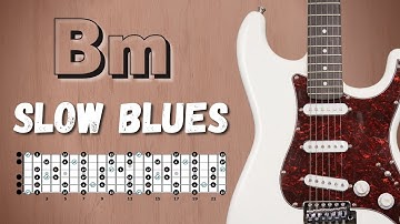 Old School SLOW BLUES Backing Track in B minor