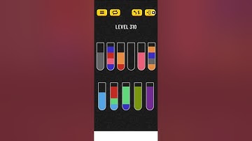 Water sort puzzle level 310