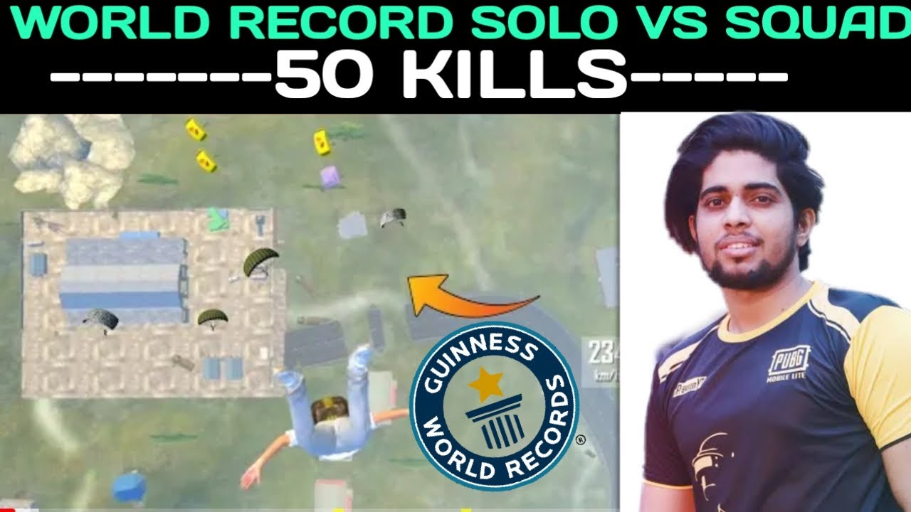 50 KILLS SOLO Vs SQAUD | AMAZING CHICKEN DINNER | @GoDPRAVEEN YT | WORLD RECORD | PUBG MOBILE LITE