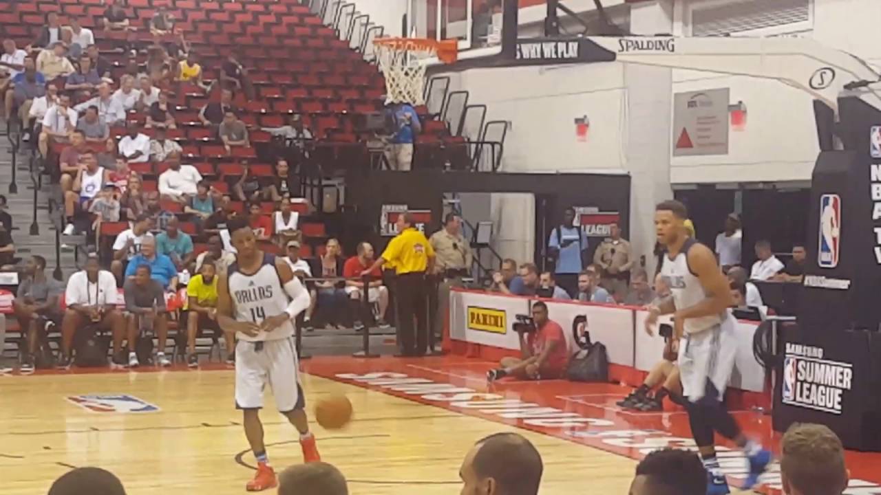 Thon Maker and Justin Anderson trade 3 pointers