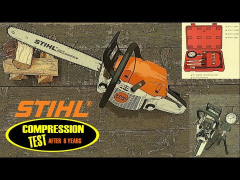 Video: Magkano ang dapat na compression ng Stihl chainsaw?