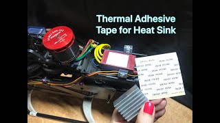 Raquel Bellot WorkShop - Thermal Adhesive Tape for Heat Sink Kontronik Heli Jive 120A