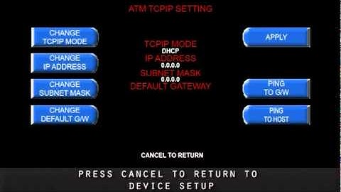 Programming a Hantle ATM for TCPIP with Worldpay.mpg