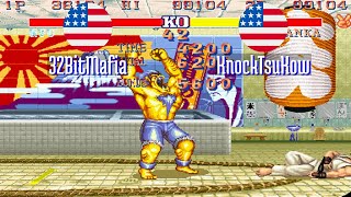 FT5 @sf2hf: 32BitMafia (US) vs KnockTsuKow (US) [Street Fighter II Hyper Fighting Fightcade] Aug 18