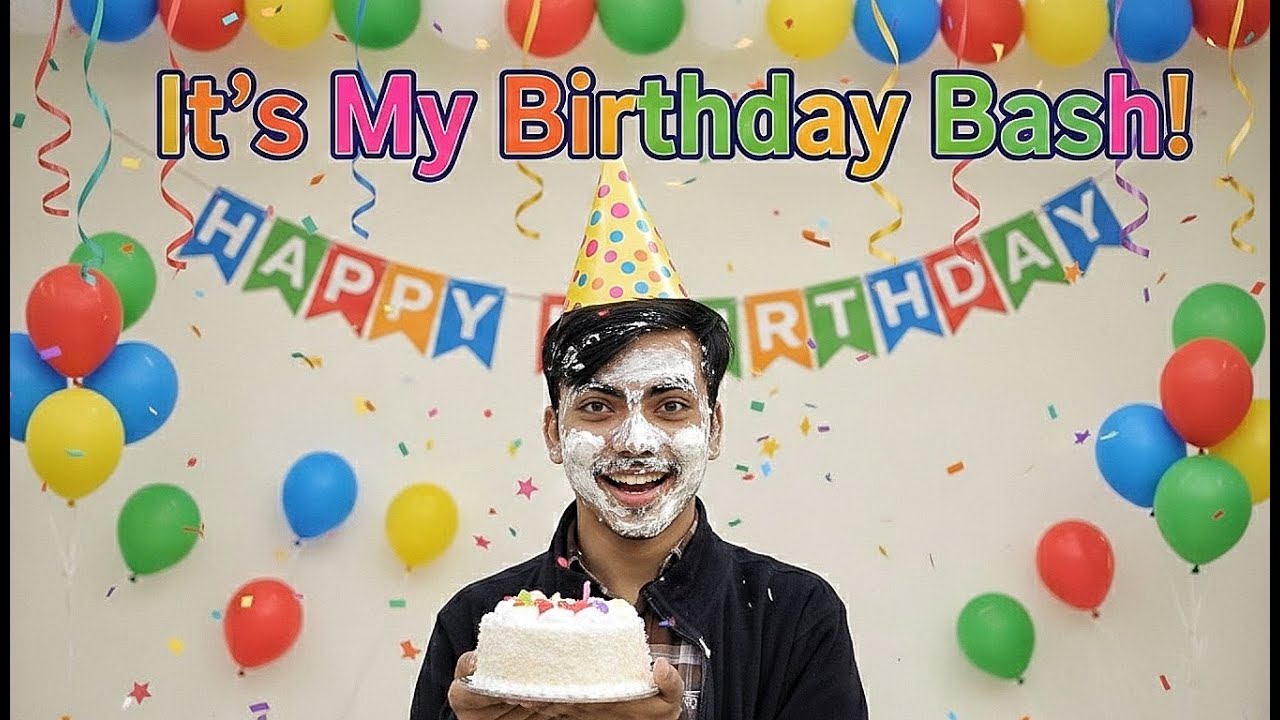 🎉 Birthday Vlog | Face Full Cake 😆 Best Day Ever! 