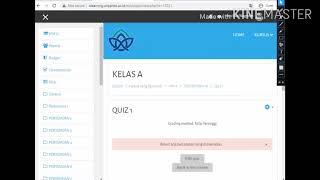 Tutorial Membuat Quiz pada e-Learning