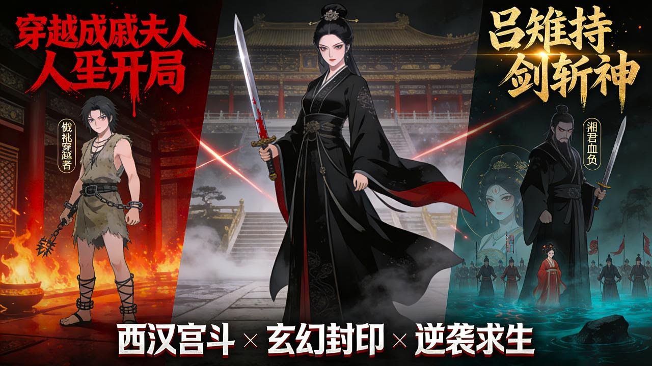 我叫戚陶，一個歷史系學生，一睜眼竟成了西漢後宮中最慘的妃子，戚夫人｜治癒動漫｜懸疑動漫｜虐心動漫