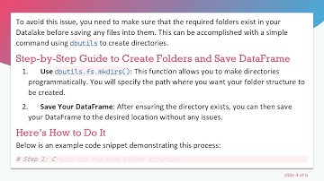 How to Create a Folder in Datalake Gen 1 When Saving a Pandas DataFrame as CSV Effortlessly