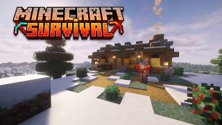MUHTEŞEM BAŞLANGIÇ VE ODUN KULÜBE - MİNECRAFT SURVİVAL - BÖLÜM 01