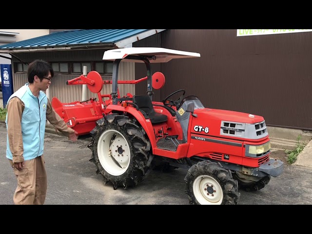 クボタ~KUBOTA:GT-8 : 中古トラクター◇26馬力 整備済み◆パワステ/自動水平 クボタ 中古 トラクター GT-8 26馬力 – 農キング