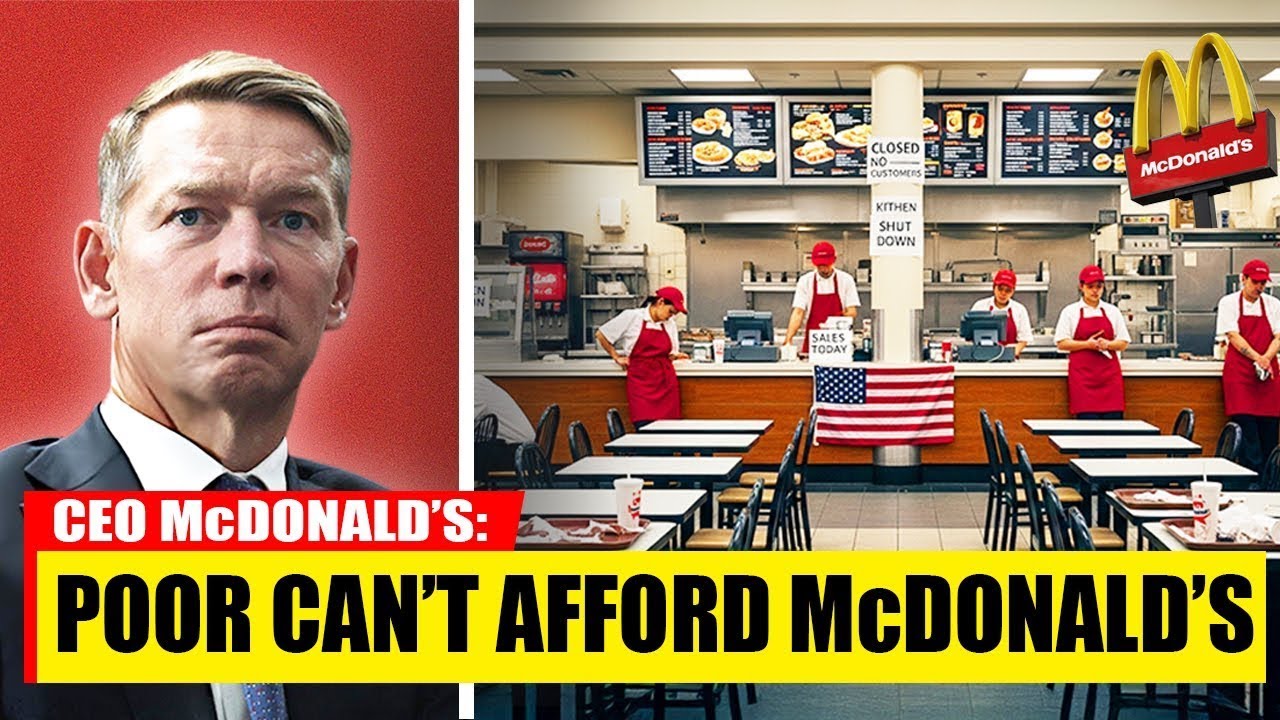 The Recession Just Hit McDonald’s in 2026— CEO Says: “Low-income people have stopped coming”