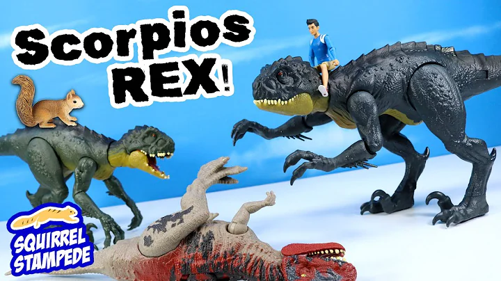 Jurassic World Scorpios Rex Dino Escape Camp Creta...