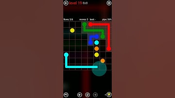 #flow #free 8*8 #level-19 #gameplay #shorts