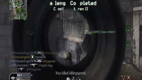 COD4: M40A3 ACOG Single Game Montage (Ambush)
