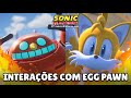 O que os personagens falam para o Egg Pawn em Sonic Racing CrossWorlds