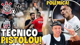 TÉCNICO DO CORINTHIANS PISTOLOU FEIO COM O ÁRBITRO DEPOIS DO JOGO!! Corinthians x Atletico MG