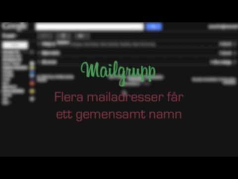 Skapa mailgrupper i Gmail