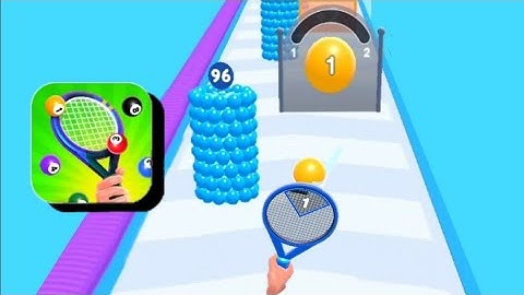 Racket Run All Levels Gameplay (iOS & Android) Part 1