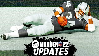 MADDEN 22 UPDATES TODAY! | NFL AUTHENTICITY UPDATES VIA WEEK 10  ROSTER UPDATE CEEDEE, BO & MORE!