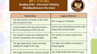 Bridge Course - Reading Skills - inferential Thinking 