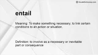 entail Meaning