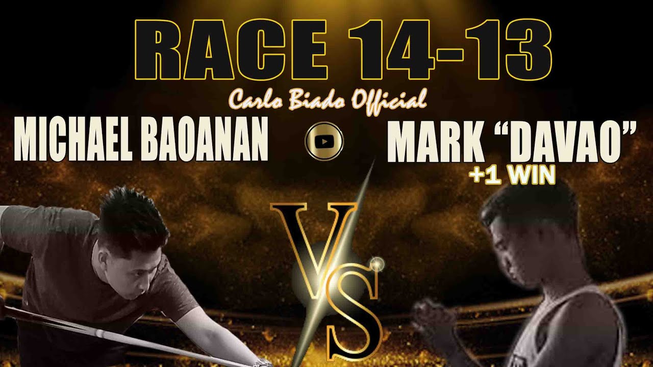 Michael 'MOKONG" Baoanan VS MArk "Davao" | +1 win | Race 14-13 | PART 2/3