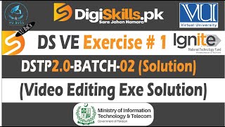 Digiskills 2.0 video editing Exercise 1 batch 2 | Video Editing, Animation & Vlogging ||By Vu BsCs | screenshot 4