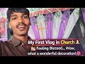 My First vlog In Church | Felling Blessed | Wow what a wonderful decoration #jesus #trending #viral 