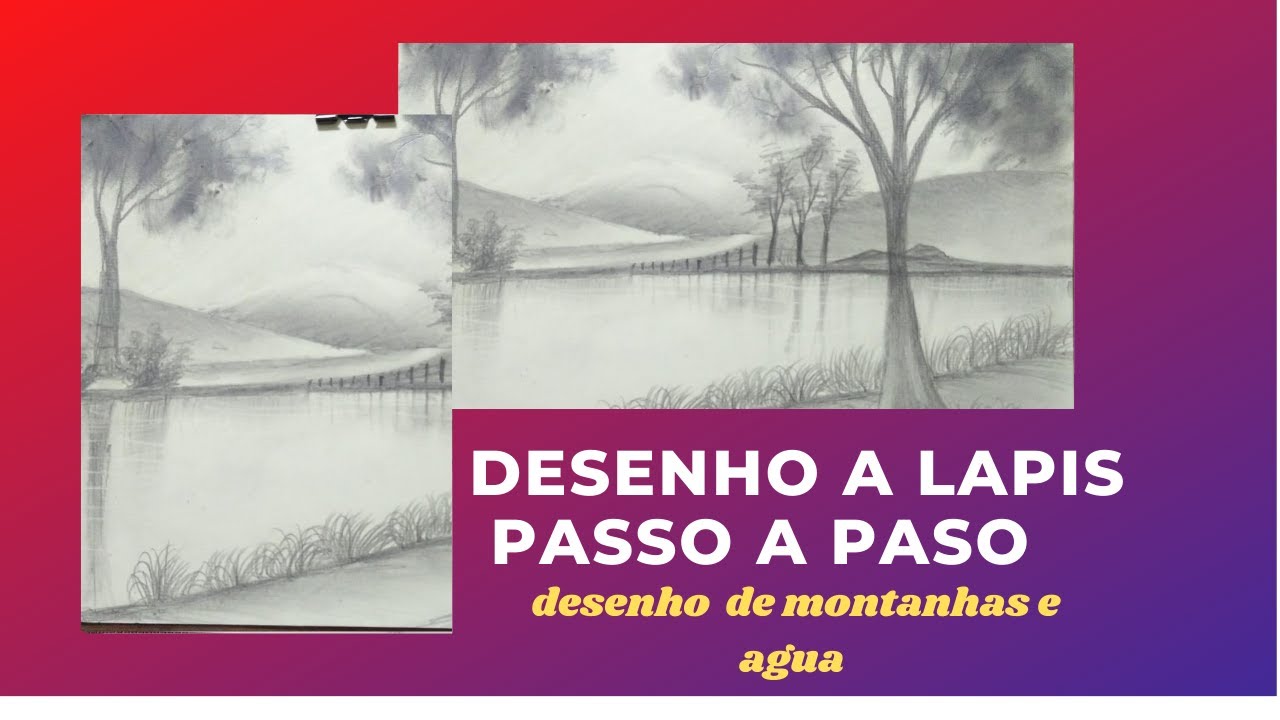 COMO DESENHAR PAISAGEM A LAPIS