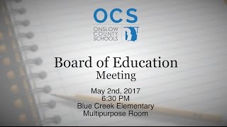 Full Board of Education - May 2017 Update