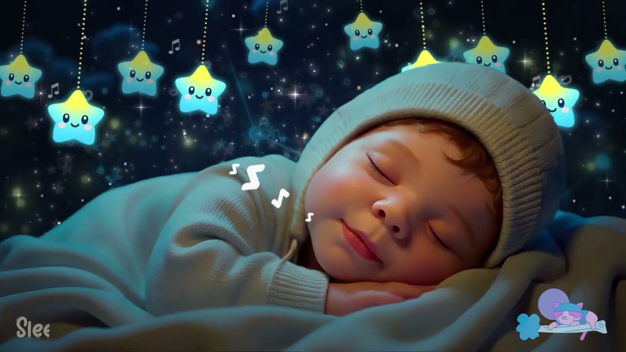 Overcome Insomnia Fast 🎶 Mozart & Brahms Lullabies 😴 Baby Sleep Music 🌙 Instant Deep Rest Solution