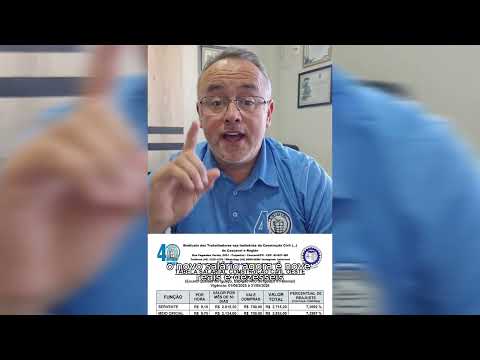 Reajuste Salarial 2025/2026 para a Construção Civil de Cascavel e Região