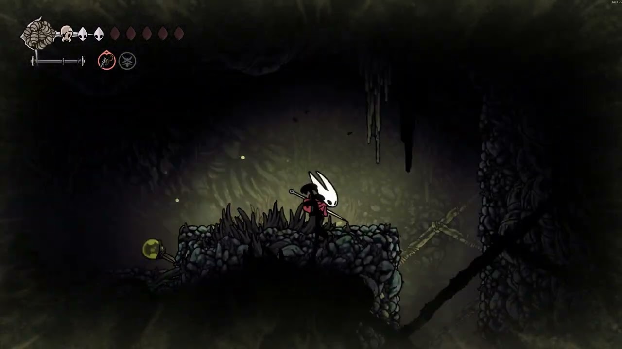 Hollow Knight:Silksong Bilewater secret bench