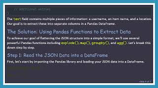 How to Flatten JSON into a Pandas DataFrame Easily